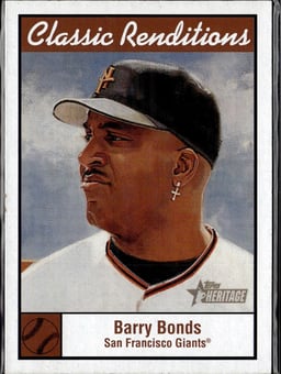 2001 Barry Bonds #3 Heritage Classic Renditions