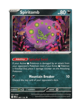 2025 Spiritomb #87 Mega Evolution
