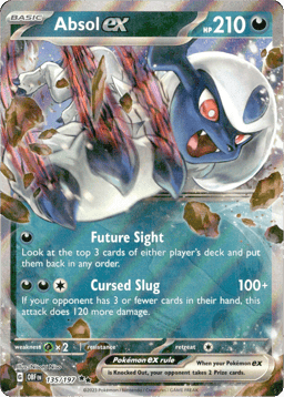 2023 Absol ex #135 Obsidian Flames