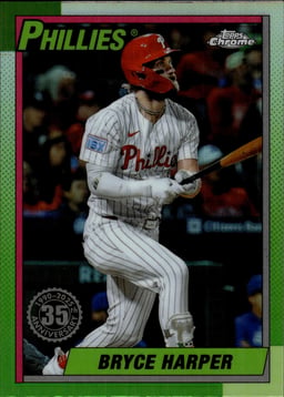 2025 Bryce Harper #90CB-12 Topps Chrome 1990