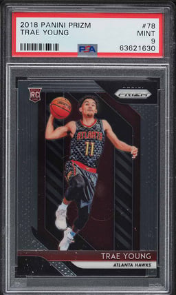 2018 Panini Prizm Trae Young ROOKIE #78 PSA 9 MINT
