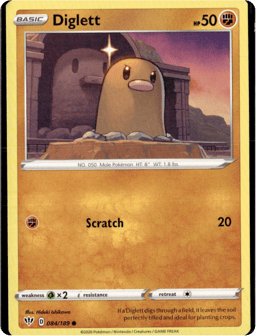 2020 Diglett #84 Darkness Ablaze