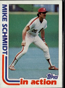 1982 Mike Schmidt #101 In Action