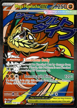 2026 Mega Hawlucha ex #268 Ascended Heroes