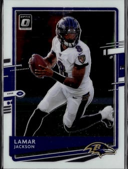 2020 Lamar Jackson #11 Donruss Optic