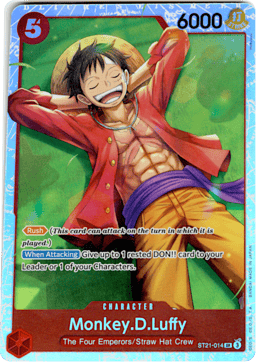 2025 Monkey.D.Luffy (foil) #14 EX Gear 5