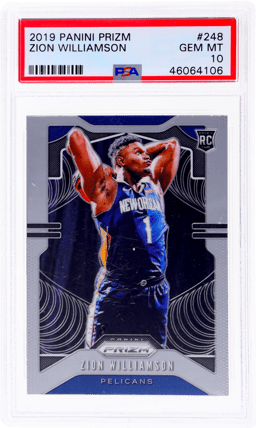 2019 Panini Prizm Zion Williamson #248 PSA 10