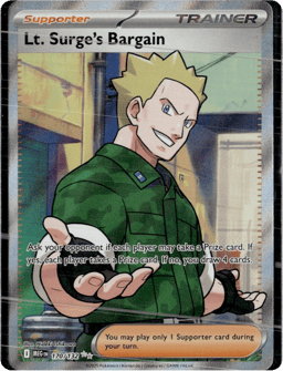 2025 Lt. Surge's Bargain #170 Mega Evolution