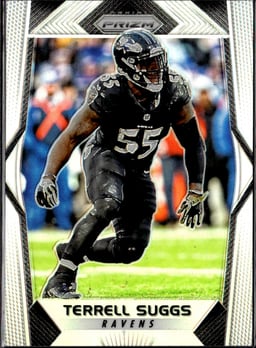 2017 Terrell Suggs #153 Prizm