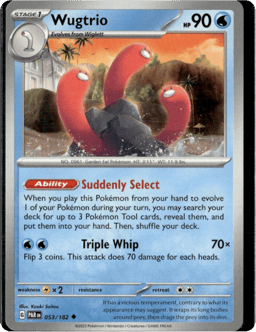 2023 Wugtrio #53 Paradox Rift