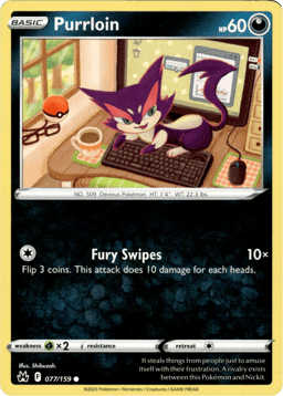 2023 Purrloin #77 Crown Zenith