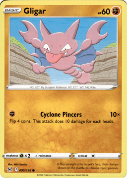 2022 Gligar #95 Lost Origin