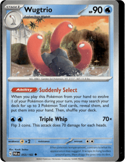 2023 Wugtrio #53 Paradox Rift