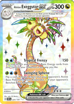 2024 Alolan Exeggutor ex #225 Surging Sparks