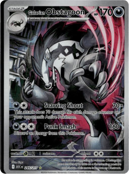 2026 Galarian Obstagoon #245 Ascended Heroes