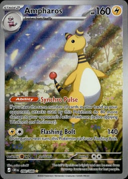 2026 Ampharos #90 Chaos Rising