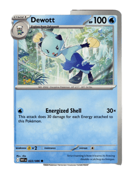 2025 Dewott #22 White Flare