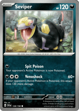 2023 Seviper #128 Scarlet & Violet
