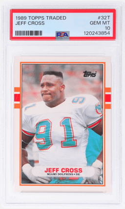 1989 Topps Traded Jeff Cross #32T PSA 10