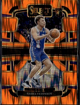 2023 Sasha Vezenkov #74 Select Flash Orange Prizm