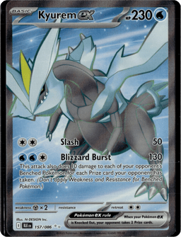 2025 Kyurem ex #157 Black Bolt