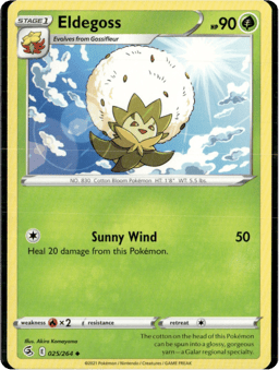 2021 Eldegoss #25 Fusion Strike