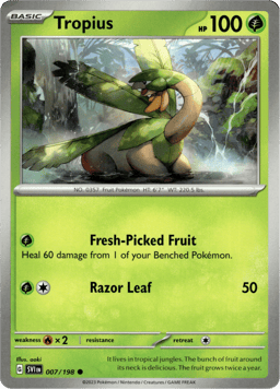 2023 Tropius #7 Scarlet & Violet