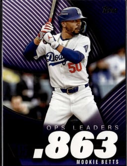2025 Mookie Betts #OPS-15 Topps OPS Best