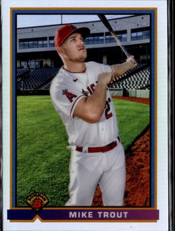 2021 Mike Trout #91B-MT Bowman
