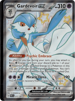 2024 Gardevoir ex #217 Paldean Fates