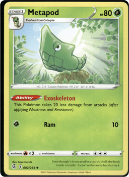 2021 Metapod #2 Fusion Strike