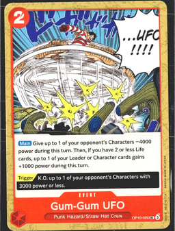2022 Gum-Gum UFO (Judge Pack Vol. 6) #OP10-020 One Piece Promotion Cards