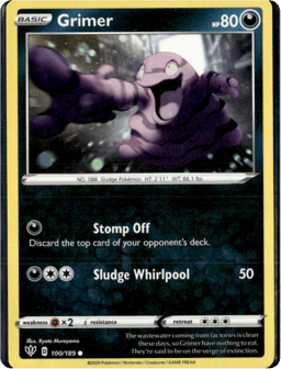 2020 Grimer #100 Darkness Ablaze