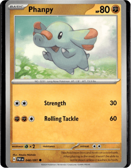 2024 Phanpy #48 Paldean Fates