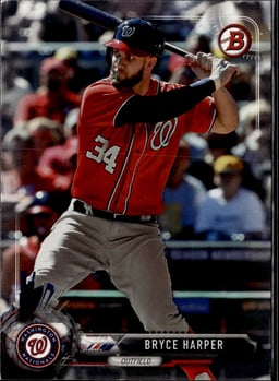 2017 Bryce Harper #3 Bowman