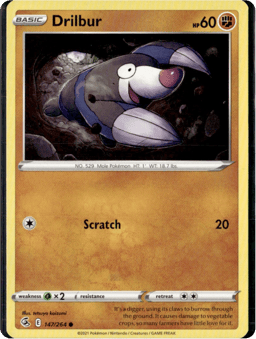2021 Drilbur #147 Fusion Strike