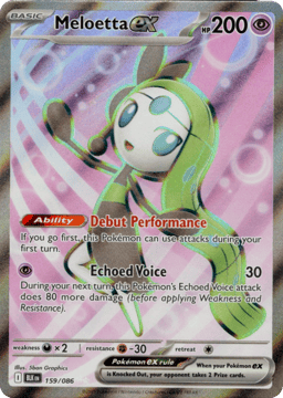2025 Meloetta ex #159 Black Bolt