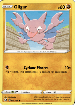 2022 Gligar #95 Lost Origin