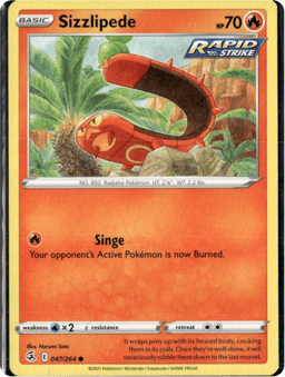 2021 Sizzlipede #47 Fusion Strike