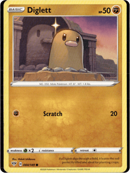 2020 Diglett #84 Darkness Ablaze