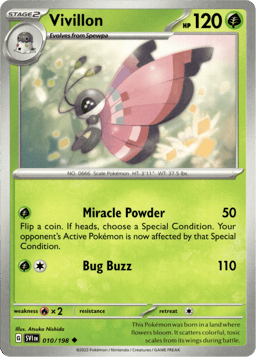 2023 Vivillon #10 Scarlet & Violet