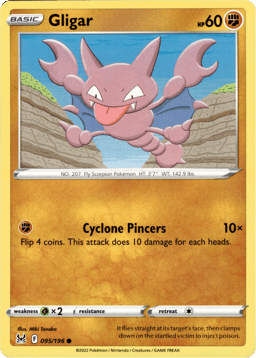 2022 Gligar #95 Lost Origin