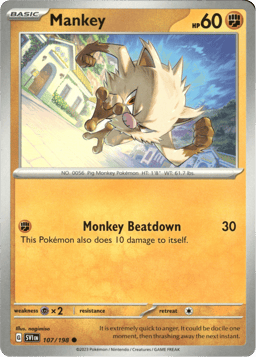 2024 Mankey #45 Paldean Fates