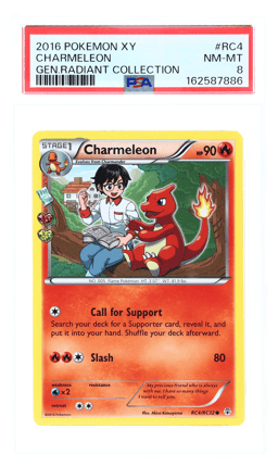 2016 Pokemon XY Generations Radiant Collection Charmeleon #RC4 PSA 8