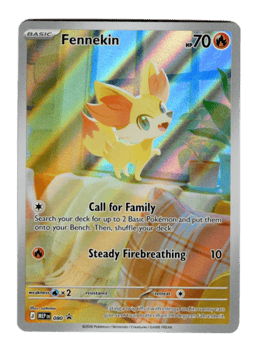 2025 Fennekin #80 Mega Evolution Black Star Promos