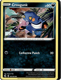2021 Croagunk #165 Fusion Strike