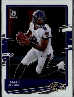 2020 Lamar Jackson #11 Donruss Optic