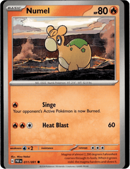 2024 Numel #11 Paldean Fates