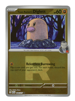 2026 Team Rocket's Diglett #100 Ascended Heroes