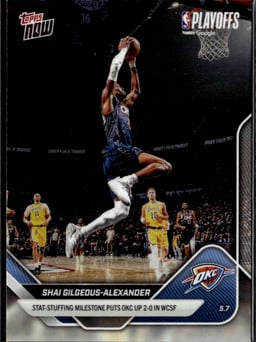 2020 Shai Gilgeous-Alexander #299 Topps Now Playoffs